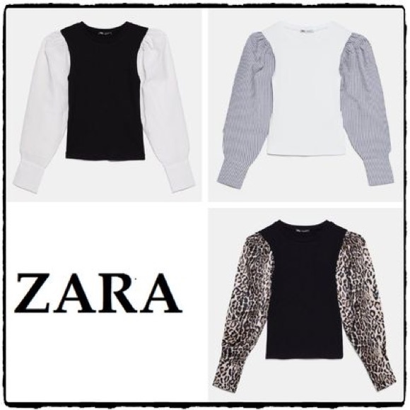 CONTRASTING TOP TRF - Picture 9 of 10